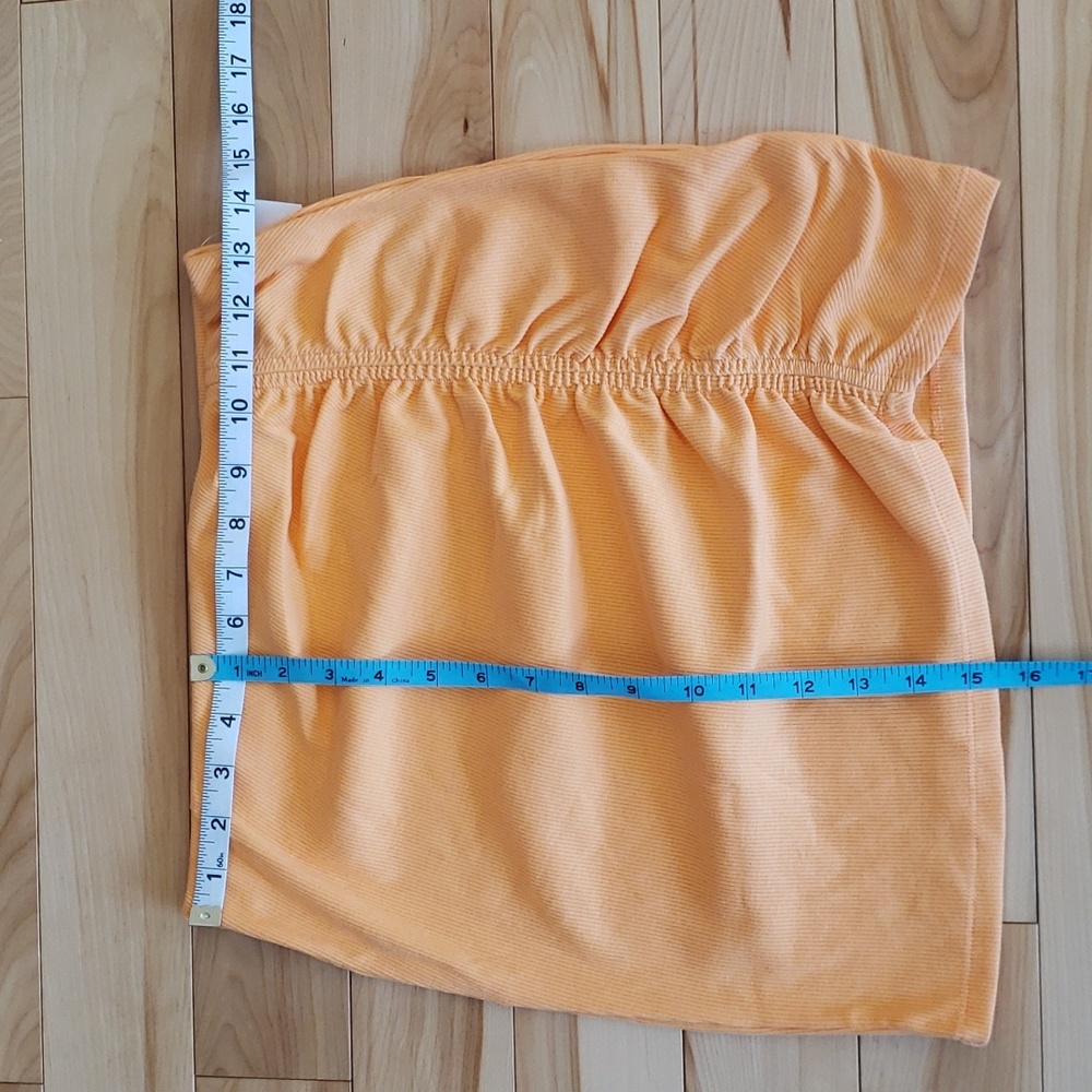 ZARA Ruched ribbed mini skirt - Picture 5 of 7